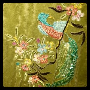 Xl, green, peacock, zip up, hoodie, velour